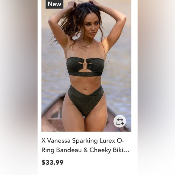 Cupshe x Vanessa bundle 1 bikini set, 1 bathing suit, 1 dress -all size small - Picture 10 of 10